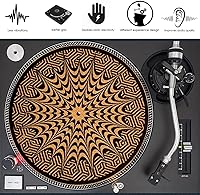 Vista 7 de Alfombrilla de corcho prémium para tocadiscos de corcho [0.157 in de grosor] para un mejor soporte de sonido en el tocadiscos de vinilo LP - Tapete