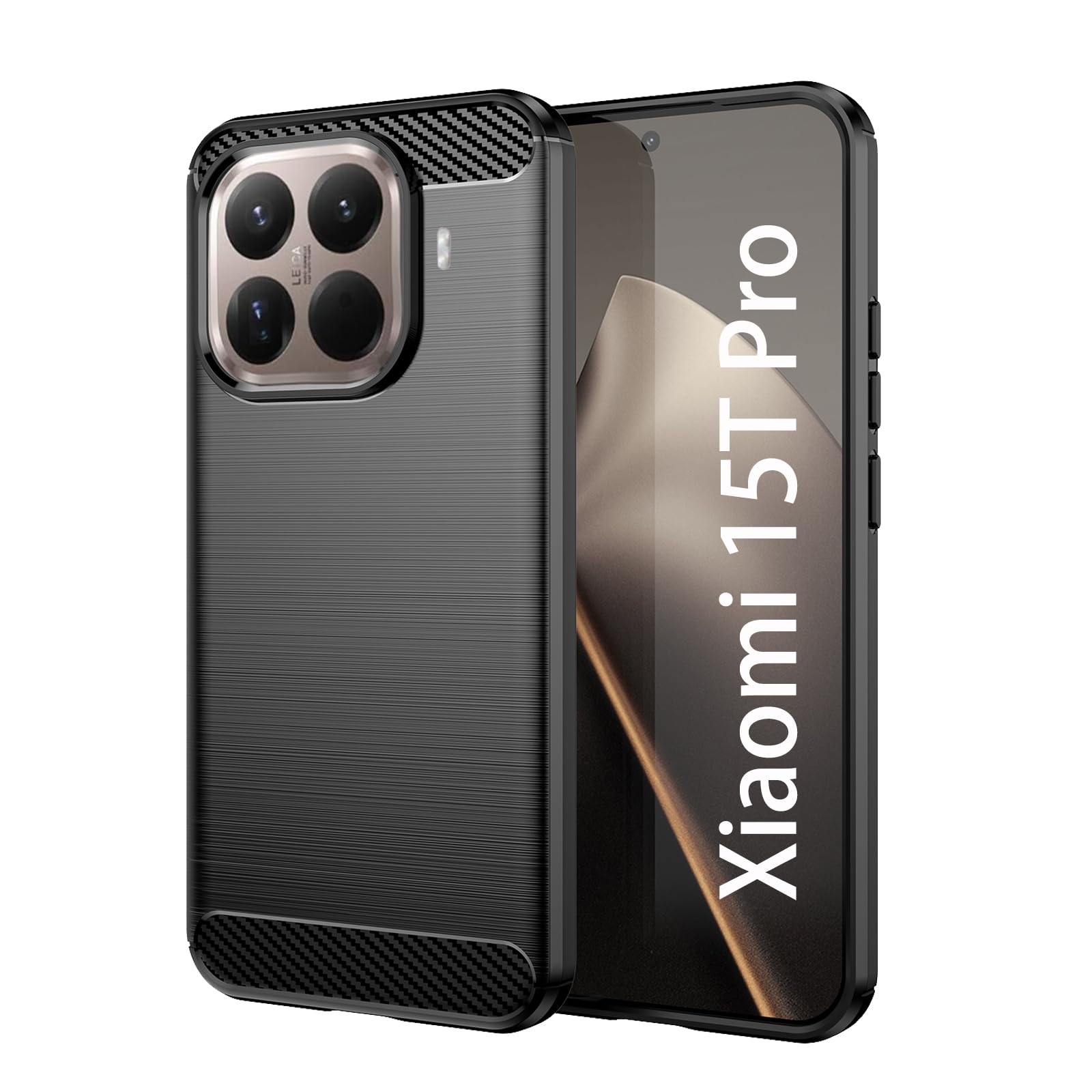 Coque Magnétique Ultra-mince Pour Xiaomi 15T Pro - PC Rigide + Bords Silicone Antidérapant, Finition Givrée Translucide