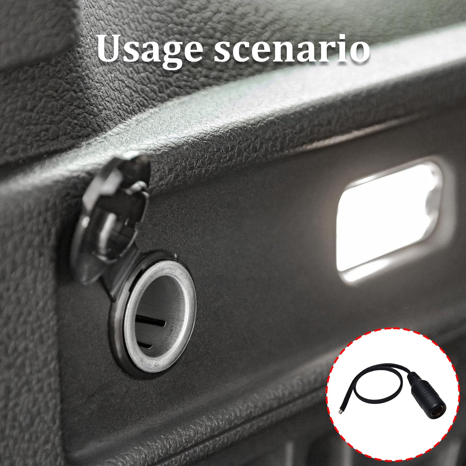 Connettori femmina DIN Filo 18AWG Cavo Adattatore Per Moto Presa di Alimentazione Adattatore Presa di Alimentazione Cavo di Saldatura Flessibile