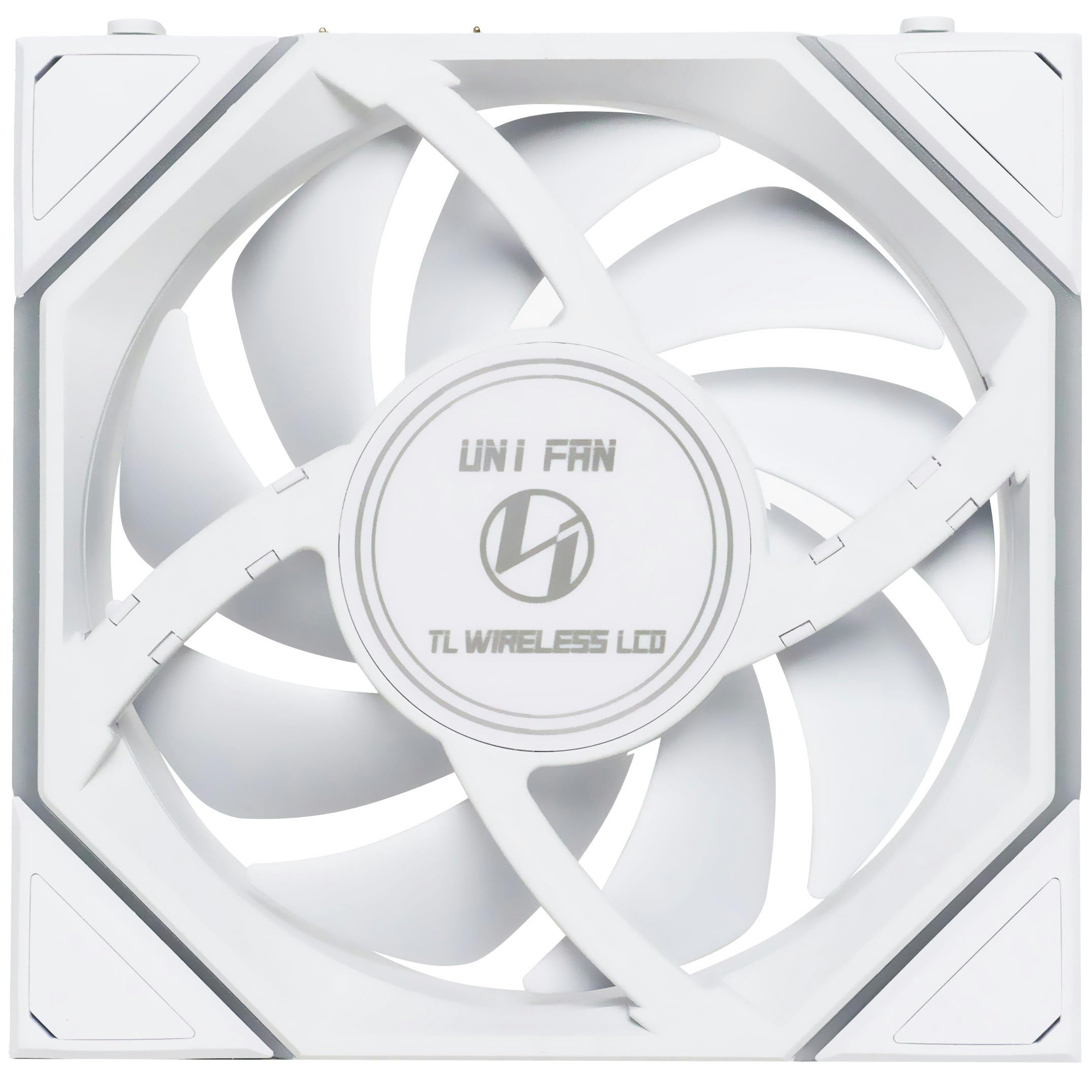 Kit 3 Fans Lian Li Uni Fan TL Wireless LCD 120 Branco ARGB Reverse