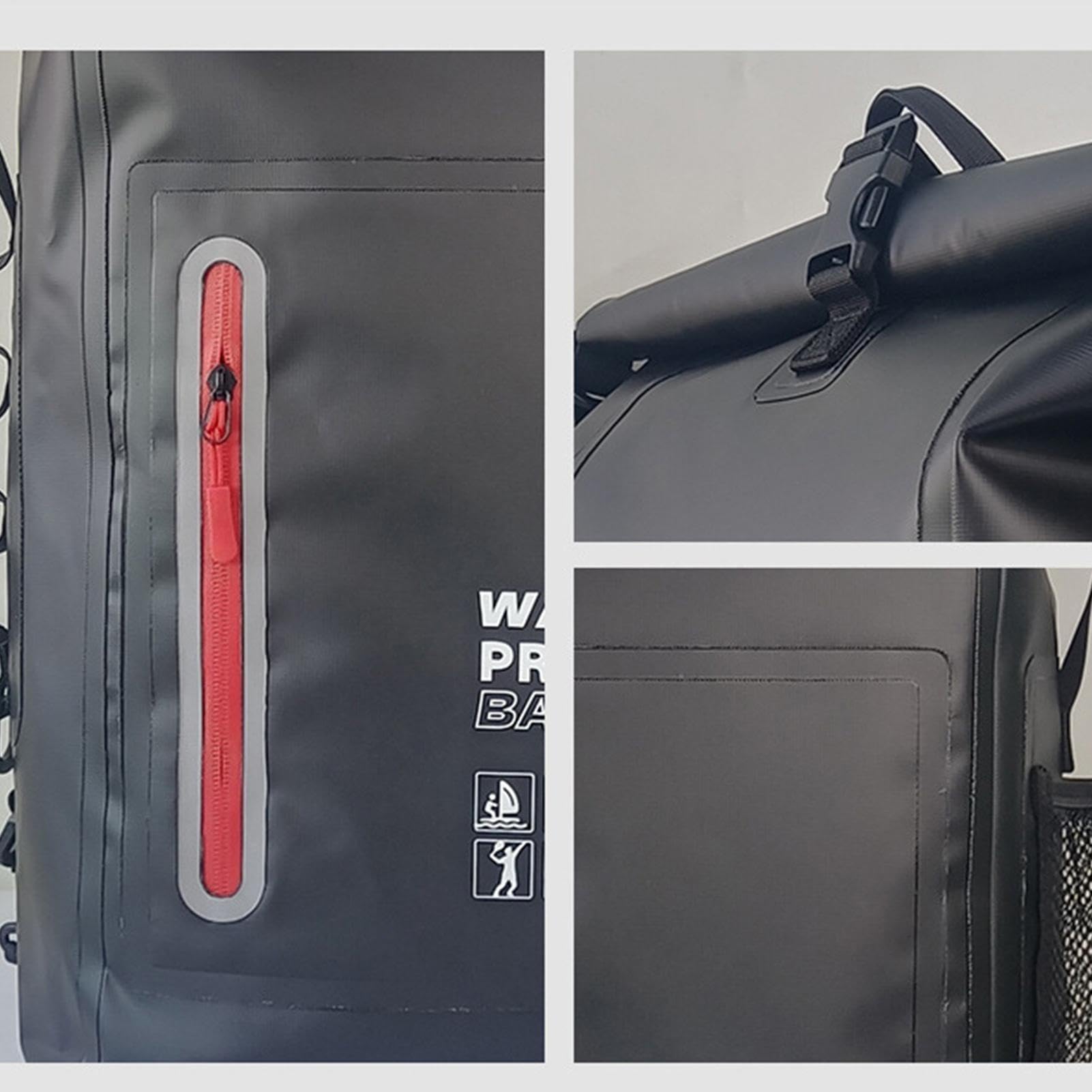 Wodoodporne suche torby - duży transporter, worek do przechowywania 21 l | do spływu rzecznego, pływająca walizka z noktowizorem, sprzęt przygodowy, odporny pojemnik na spływy kajakowe, wycieczki
