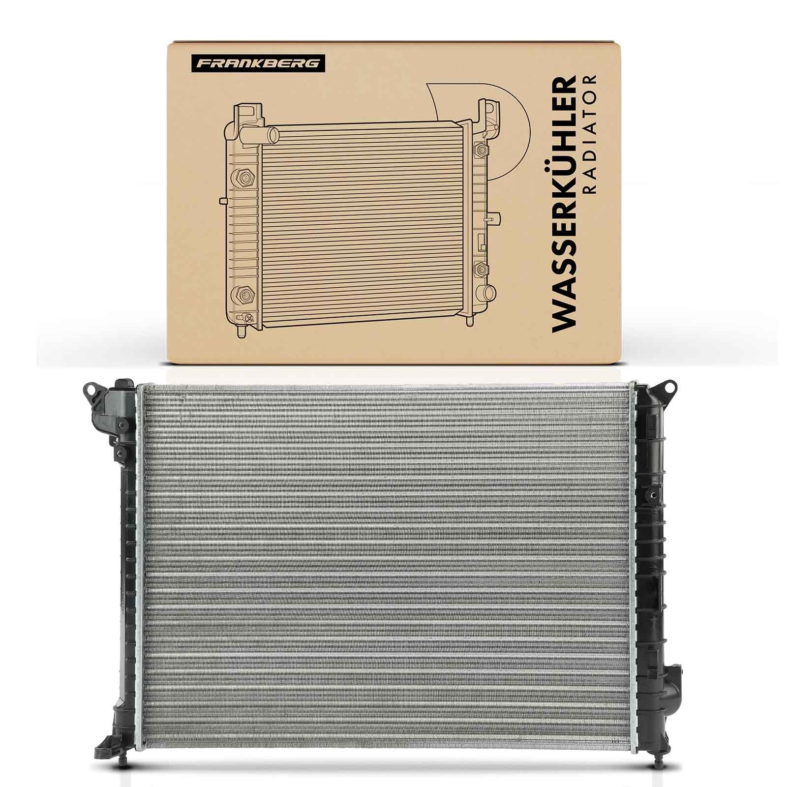 Frankberg Radiatore raffreddamento motore radiatore acqua cambio manuale | Compatibile con: M.i.n.i R50 R53, M.i.n.i decappottabile R52