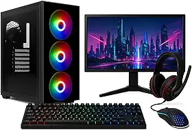 PC Gamer Completo MRPC Intel i5 3ª Geração 16GB RAM SSD 240GB Placa de Video 4GB Monitor 19' HD