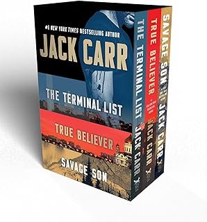 Jack Carr Terminal List Boxed Set: The Terminal List, True Believer, Savage Son