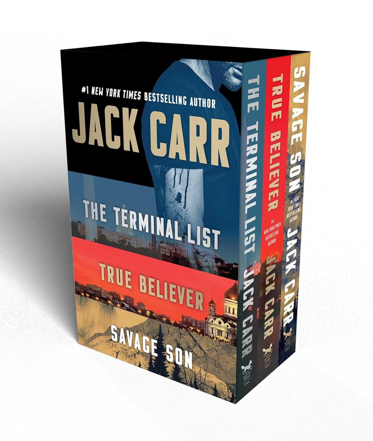 Jack Carr Terminal List Boxed Set: The Terminal List, True Believer, Savage Son      Paperback – March 8, 2022
