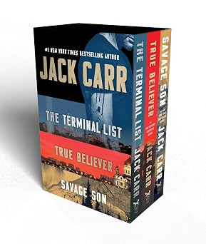 Jack Carr Terminal List Boxed Set The Terminal List, True Believer, Savage Son
