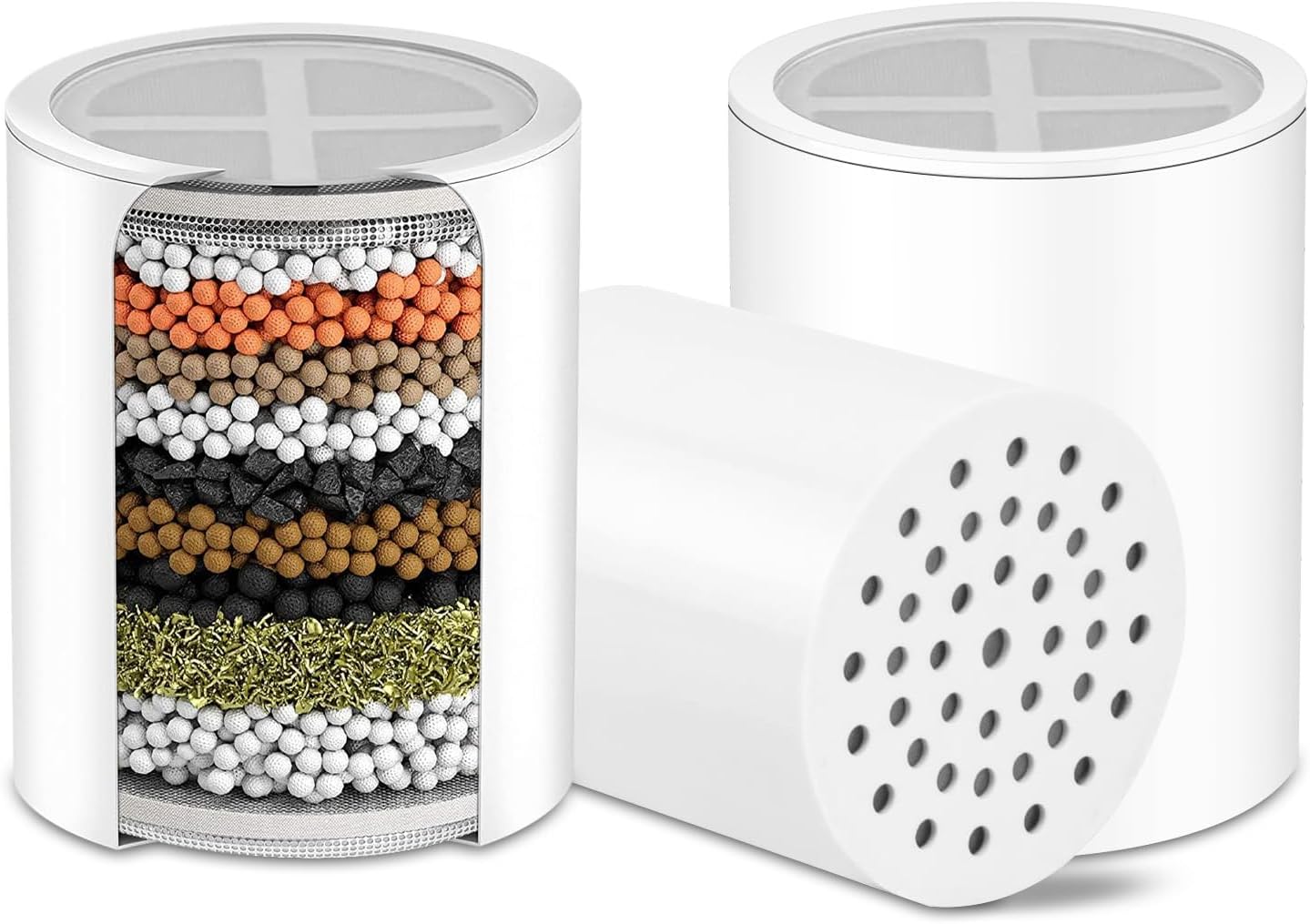 Shower Filter Replacement compatible with Feels Like Om Filtered Shower Head with Water Softener,for Hard Water - Filters Chlorine -3 Pack