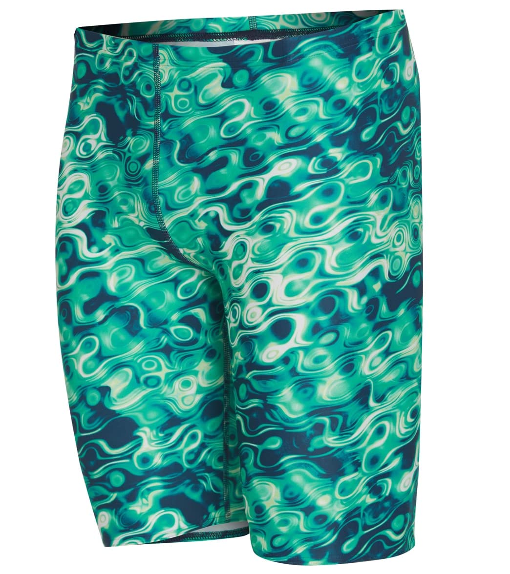 iSwimJammer Swimsuit – Boys' Competitive Swim Shorts, Quick Dry, UPF 50+, Lined, Athletic Fit