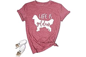 Life is Golden: A Canine Companion's Love Embodied in a Mom's Style