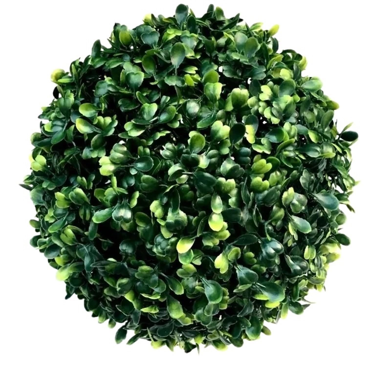 LSYHHXC Topiary Balls 2PcsLarge Green Artificial Plant Ball Topiary Tree Boxwood Wedding Party Home Outdoor Decoration Plants Plastic Grass Ball(18cm)