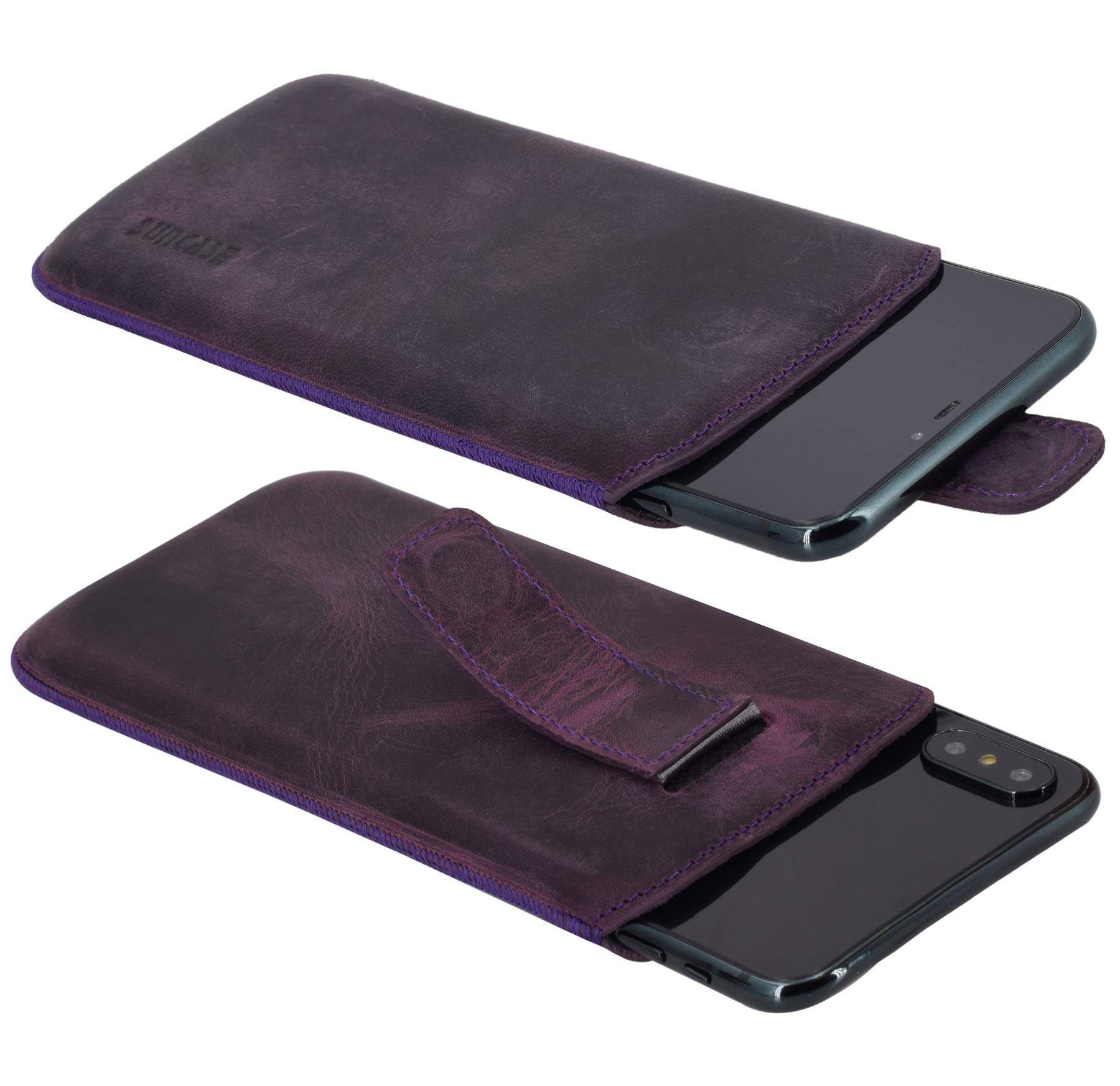 Custodia siil pelle FLIP LINGUETTA cover STAND Nero per NG Dynaic