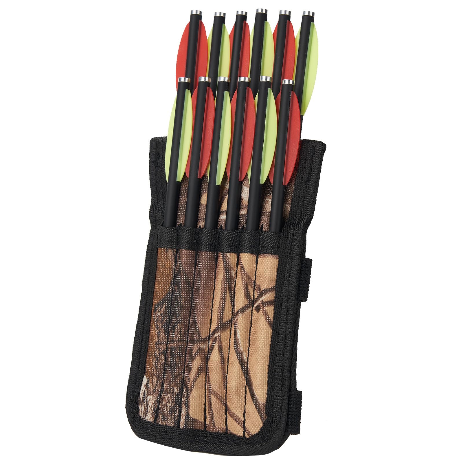 ZHIZHOUNEY 6/12 Hole Arrows Bag Portable Short Arrows Bag Archerys Short Arrows Bag Arrows Quivers Bolts Holder for 6.5inch Bolts