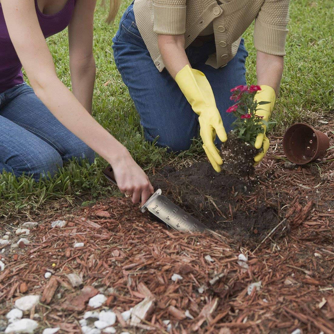 Hori - Coltello da giardino in acciaio inossidabile per lavori di giardinaggio Nero