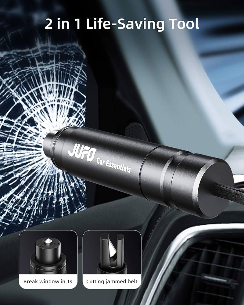 Aazon.co: Yeria 4 Packs SafeHaer Window Breaker Seatbelt Cutter, 2025 Upgraded Safe Haer