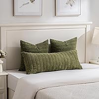 Vista 287 de Fancy Homi Fundas de almohada decorativas bohemias de 20 x 20 pulgadas para sala de estar, sofá, cama, sillón, rústico, moderno, decoración del Crema