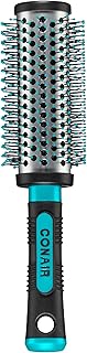 Conair Grip & Style Round Brush, Nylon Bristle Hair Brush for Blowout St...