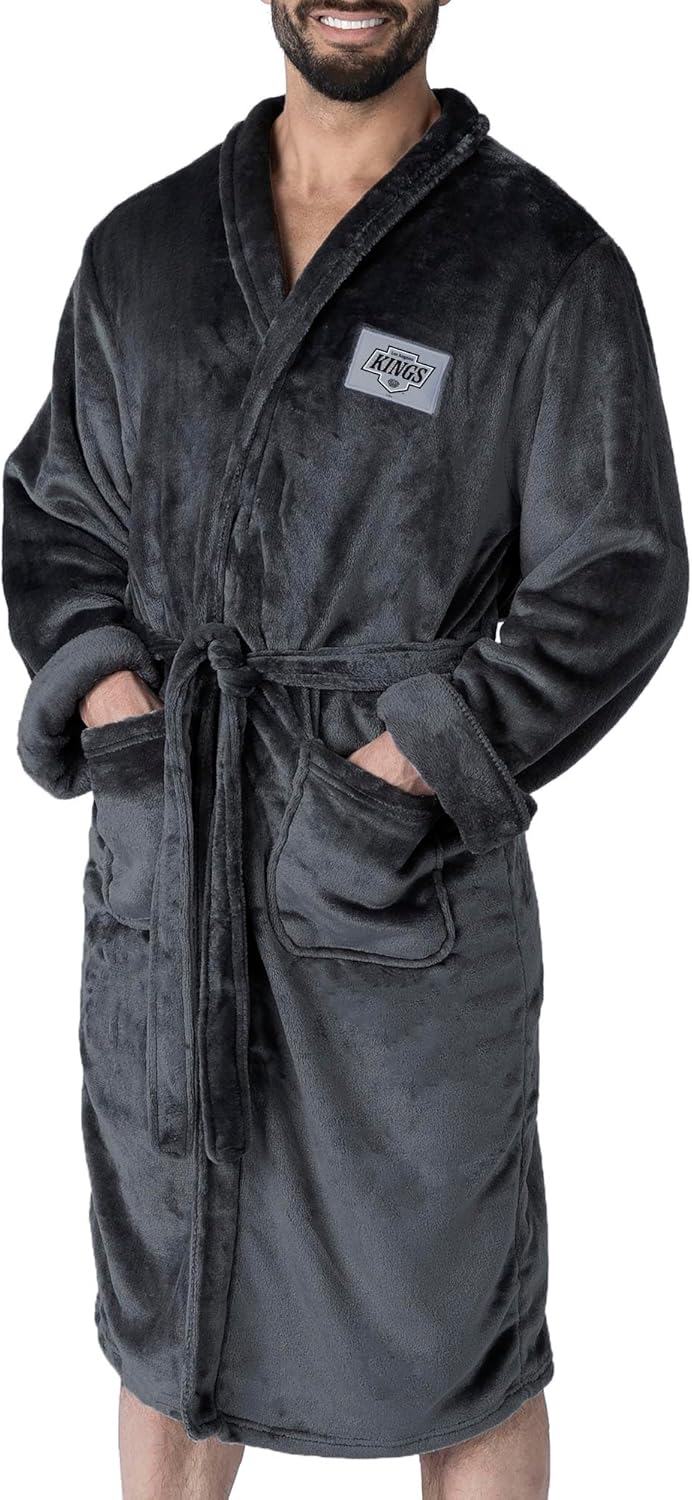 Northwest NHL mens Transfer Patch Silk Touch Robe