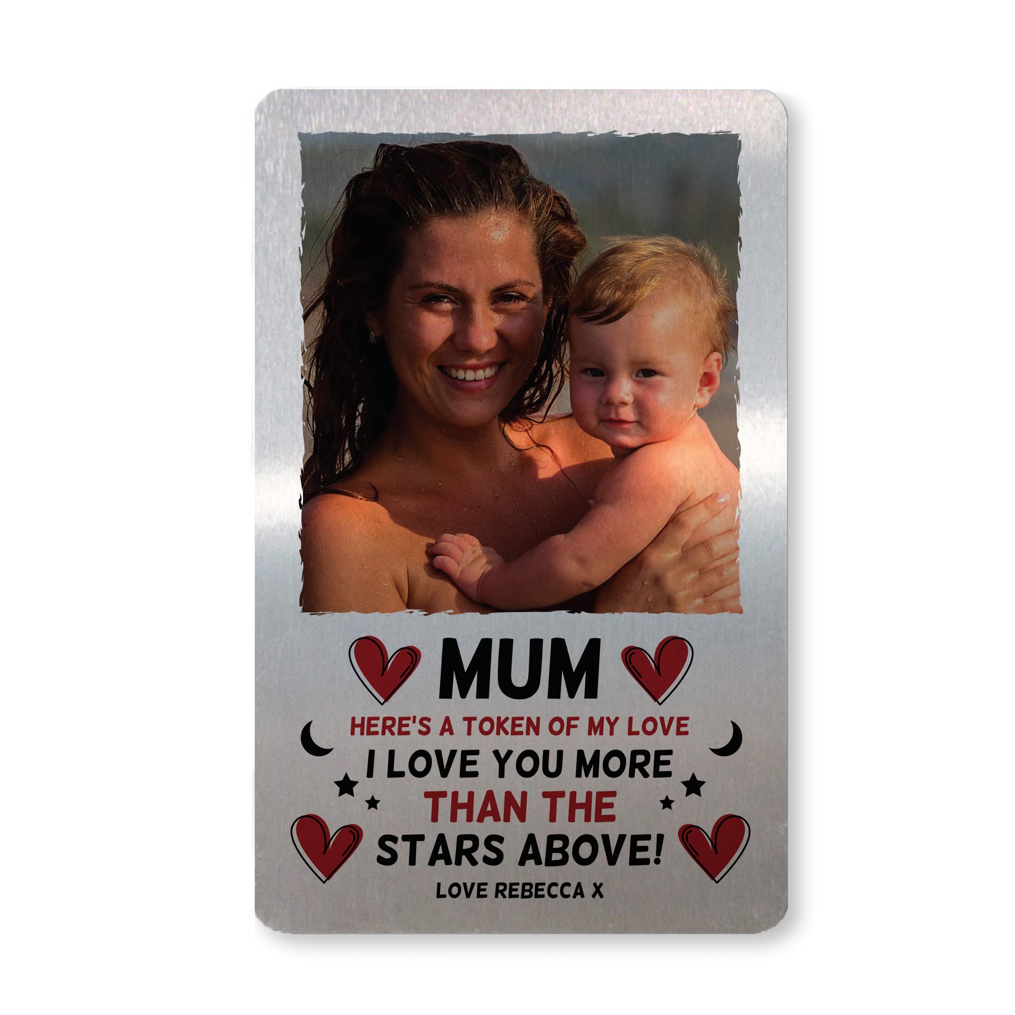 PERSONALISED Gift For Mum Birthday Mothers Day From Daughter Son Photo Card