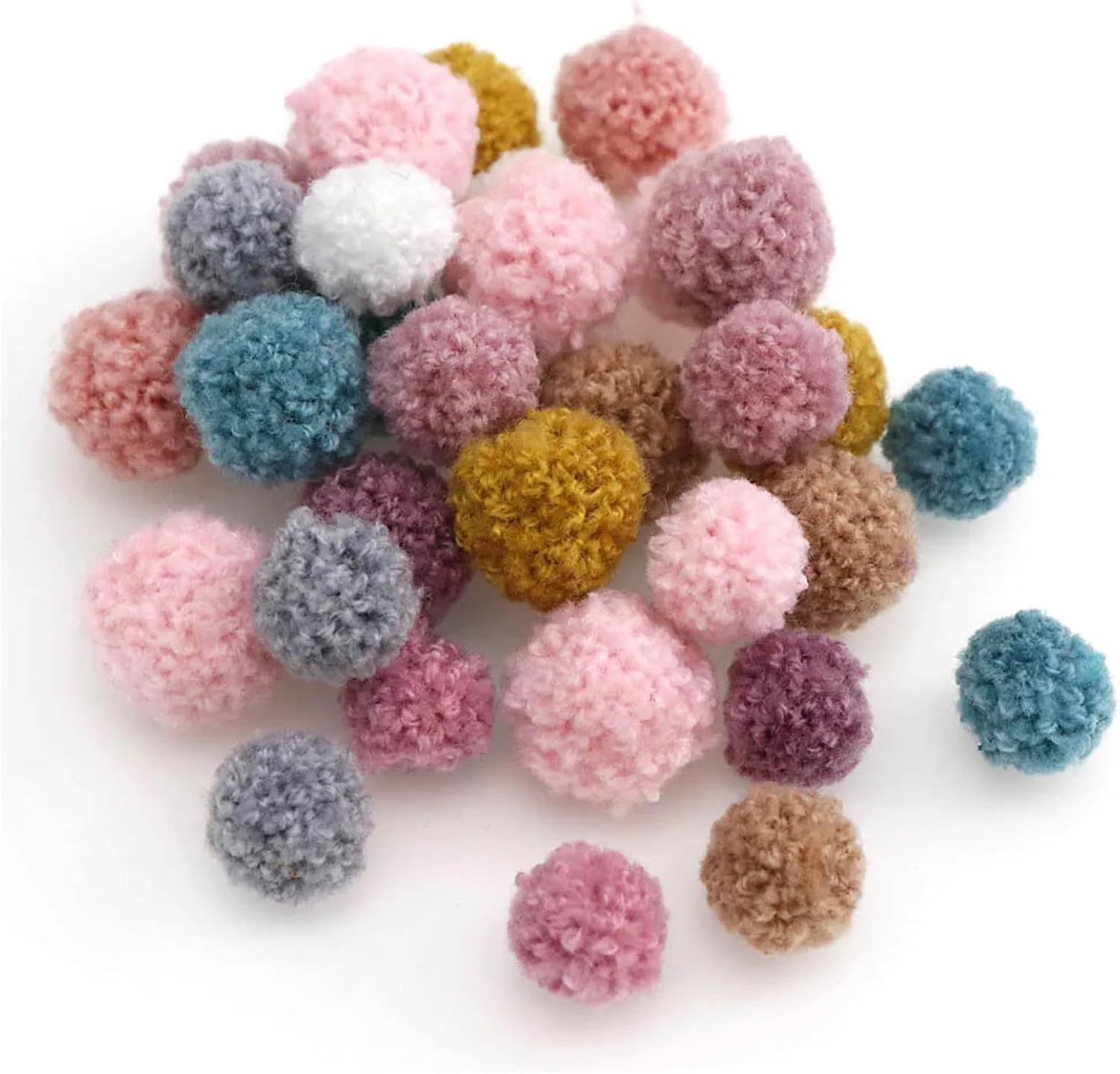 Wool Felt Balls 300pc 15mm Mix Color Polyester Wool Soft Ball Pompoms Crafts DIY Wedding Party Home Decor Craft Supplies for Crafts