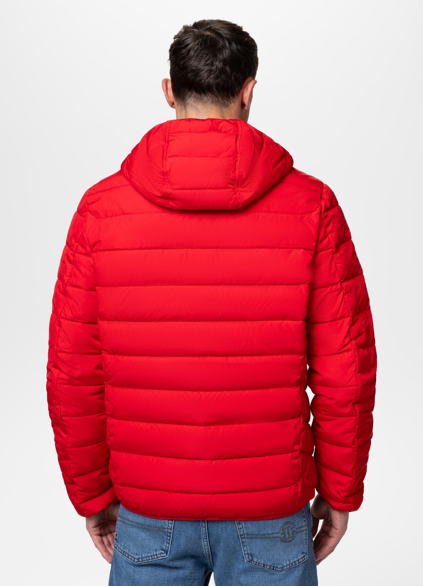 PITBULL - Chaqueta Hombre Invierno Seacoast III, Chaquetas Hombre con Capucha, Plumífero con Cierre de Cremallera, Chaqueta de Media Temporada, Bolsillos Laterales Confortables