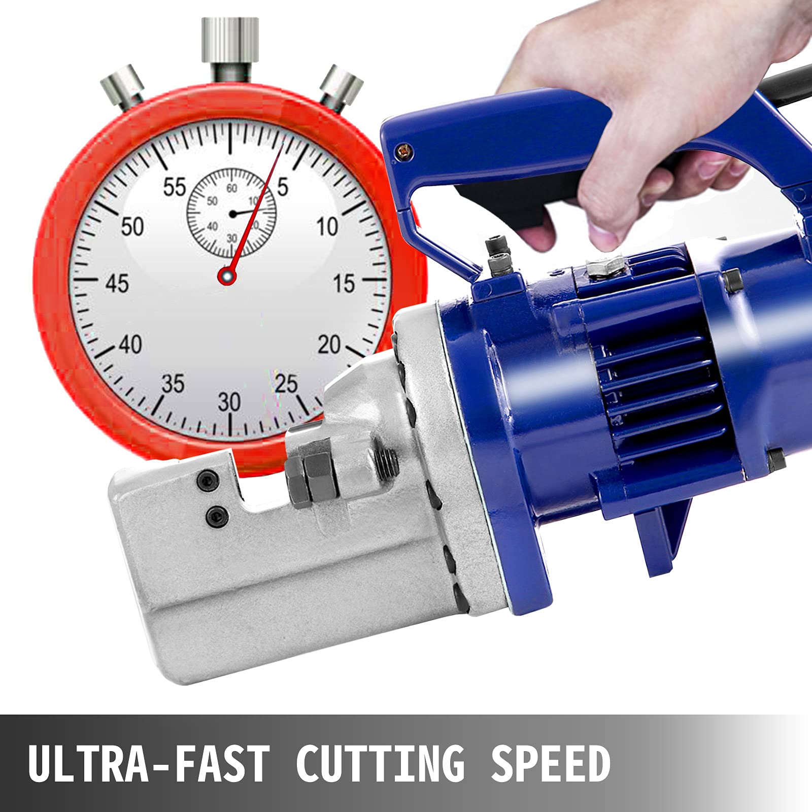 Happybuy Rebar Cutter, 1350W 110V Electric Hydraulic Rebar Cutter with