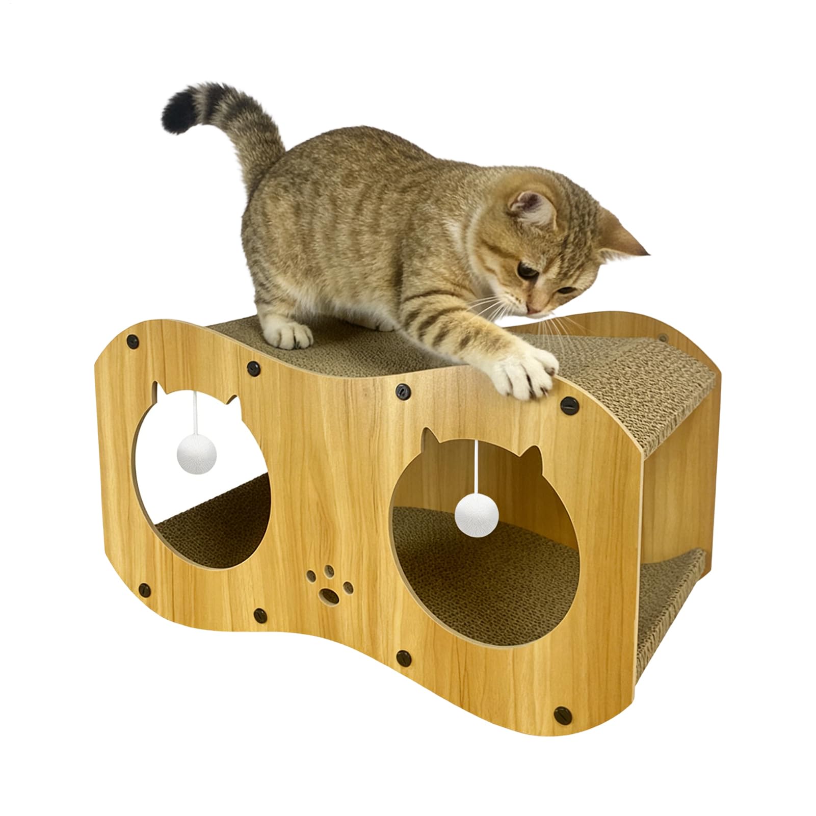 Casa Rascador para Gatos Casa para Gatos con Diseño De