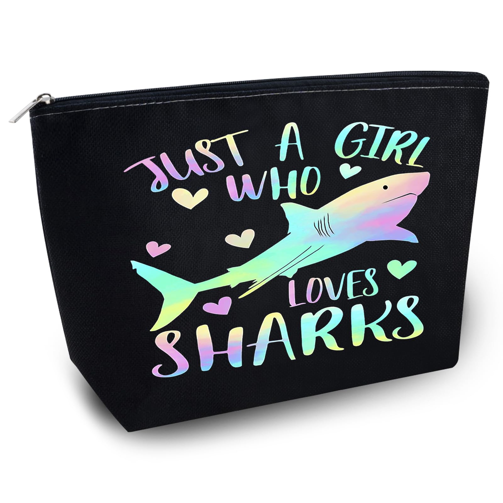Yoxiumi Shark Gifts for Women Sharks Themed Gifts for Women Shark Bag Sharks Week Bag Travel Toiletry Bags Graduation Gift Ideas for Daughter Sister