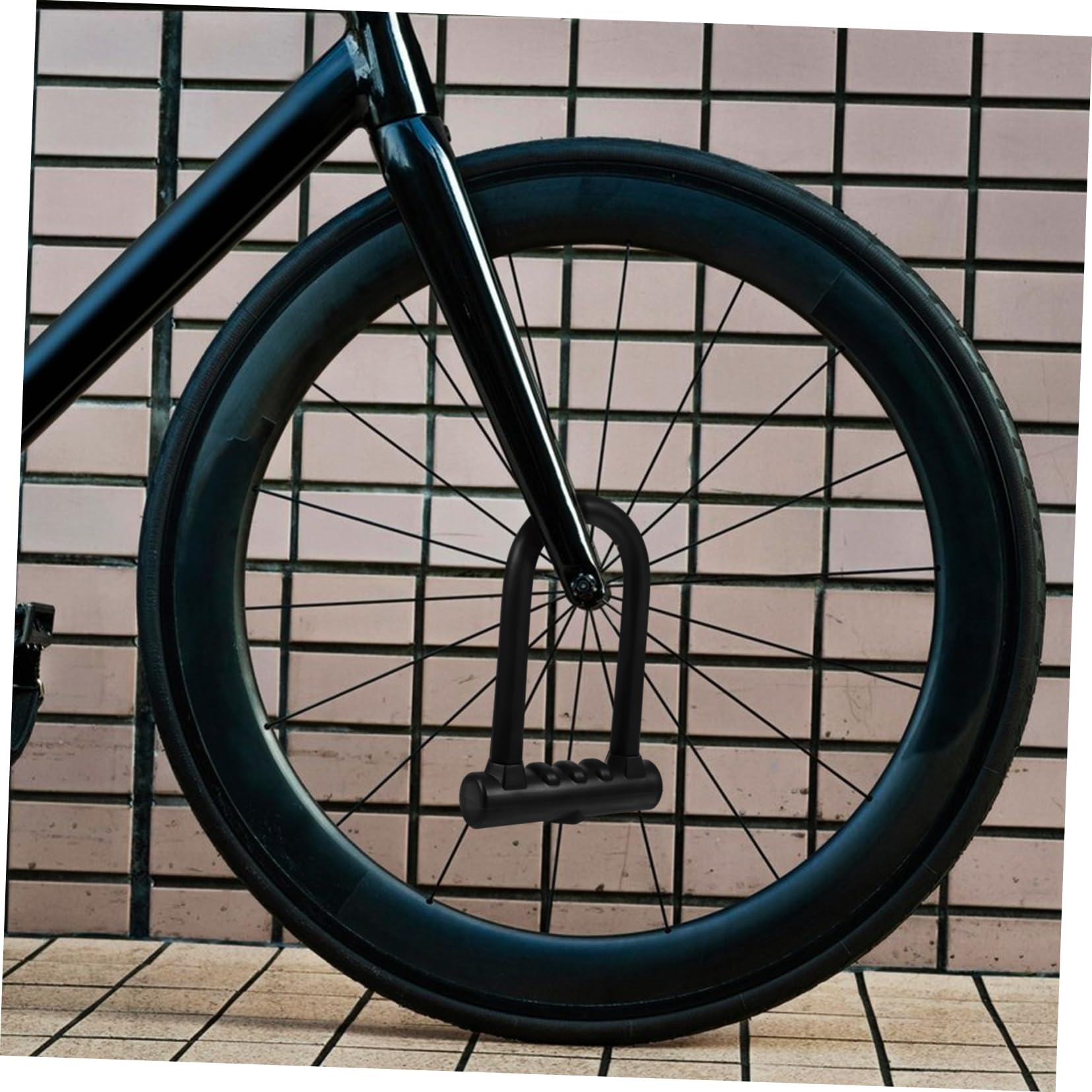 Lucchetto Per Bicicletta u in e Silicone Resistent Usura Adatto Mountain Bike Scooter Come Per Ciclisti