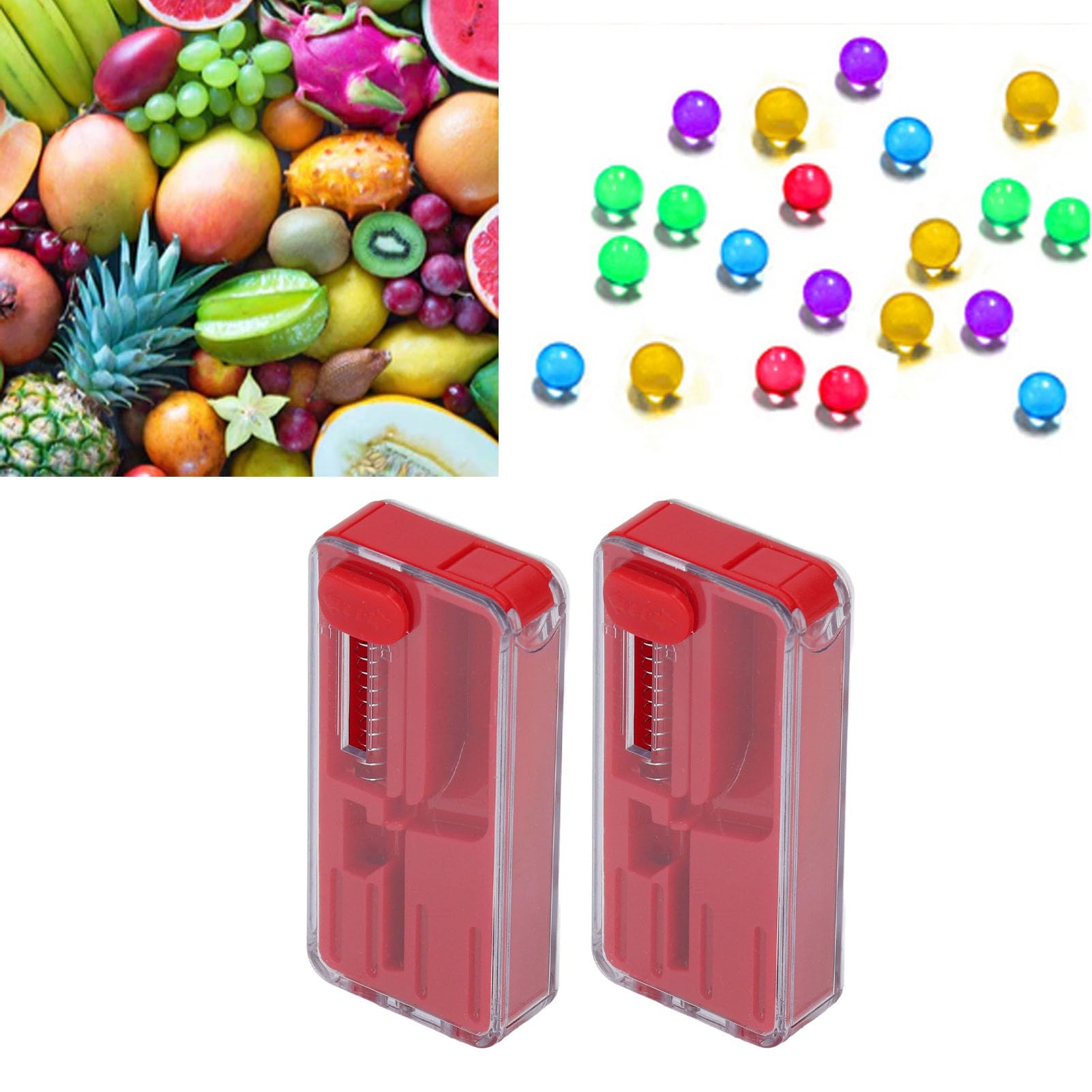 Amazon.com: Gonetre 2PCS ABS,Bursting Beads Pusher Box Cigarette Explosion Beads  Pushers Peppermint Cigarette Bursting Beads Pusher Box DIY Smoking Cigarette  Filter Capsule Box Tools (Red) : Health & Household