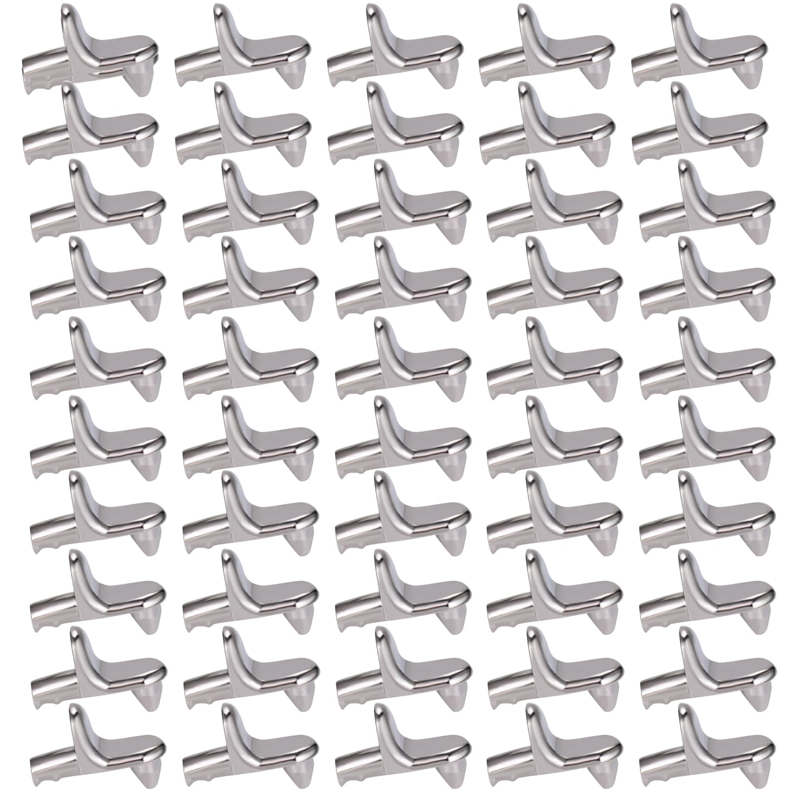 Eulapgoe Black 50Pcs Shelf Support Nails Metal Shelf Nails Brackets Bookshelf Nails Closet Kitchen Cabinet Closet Bookshelves With Nails