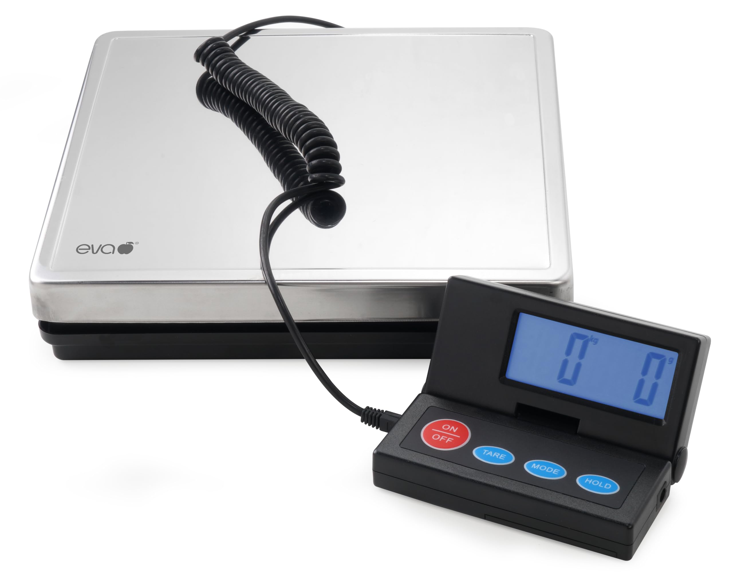 Bilancia elettronica per pacchi - Portata 50kg - Divisione 2g - Piattaforma inox - Non omologata