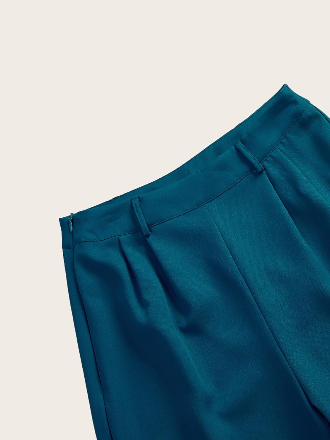 Women's 2 Piece Casual Summer Outfits Elegant Floral Ruffle Sleeve Button Down Blouse and Pants Set - Image 5