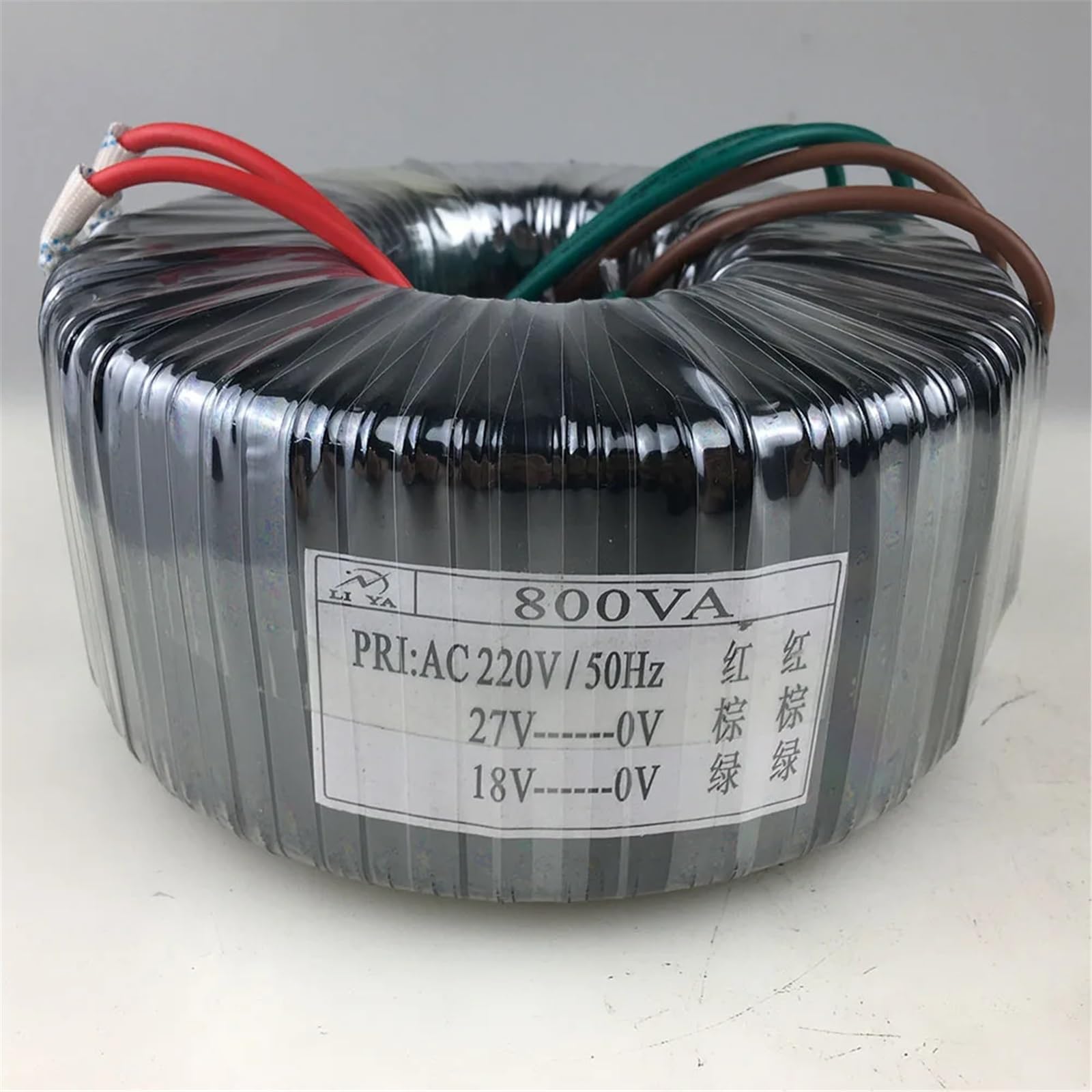Trasformatore toroidale da 800 W, 220 V a 12 V, 14 V, 16 V, 18 V, 20 V, Alimentatore for Isolamento Audio.