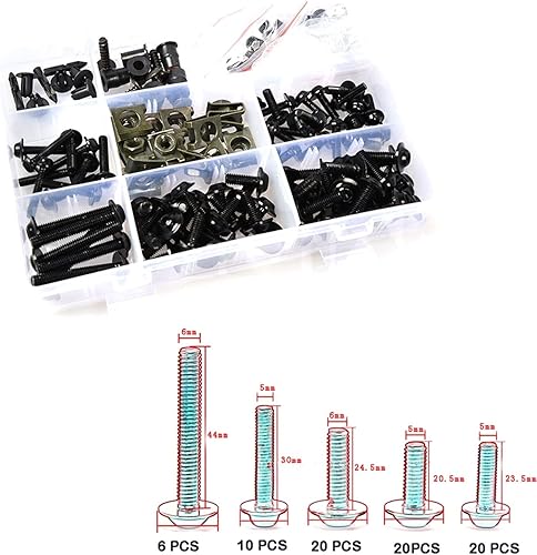 Miniatura 4 de EGEIRA Bodywork Kits Motorcycle One Set Fairing Body Work Bolts Screws for Yamaha T-MAX 500 T-MAX 530 TMAX 500 TMAX 530 MT-01 MT-03 MT-07 MT-09 YZF