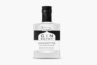Gin Bothy Amaretto 50cl - Award Winning Amaretto gin infusion - 20% ABV - 50cl Bottle - Infused with Ground Almonds. Perfect Gin Gift