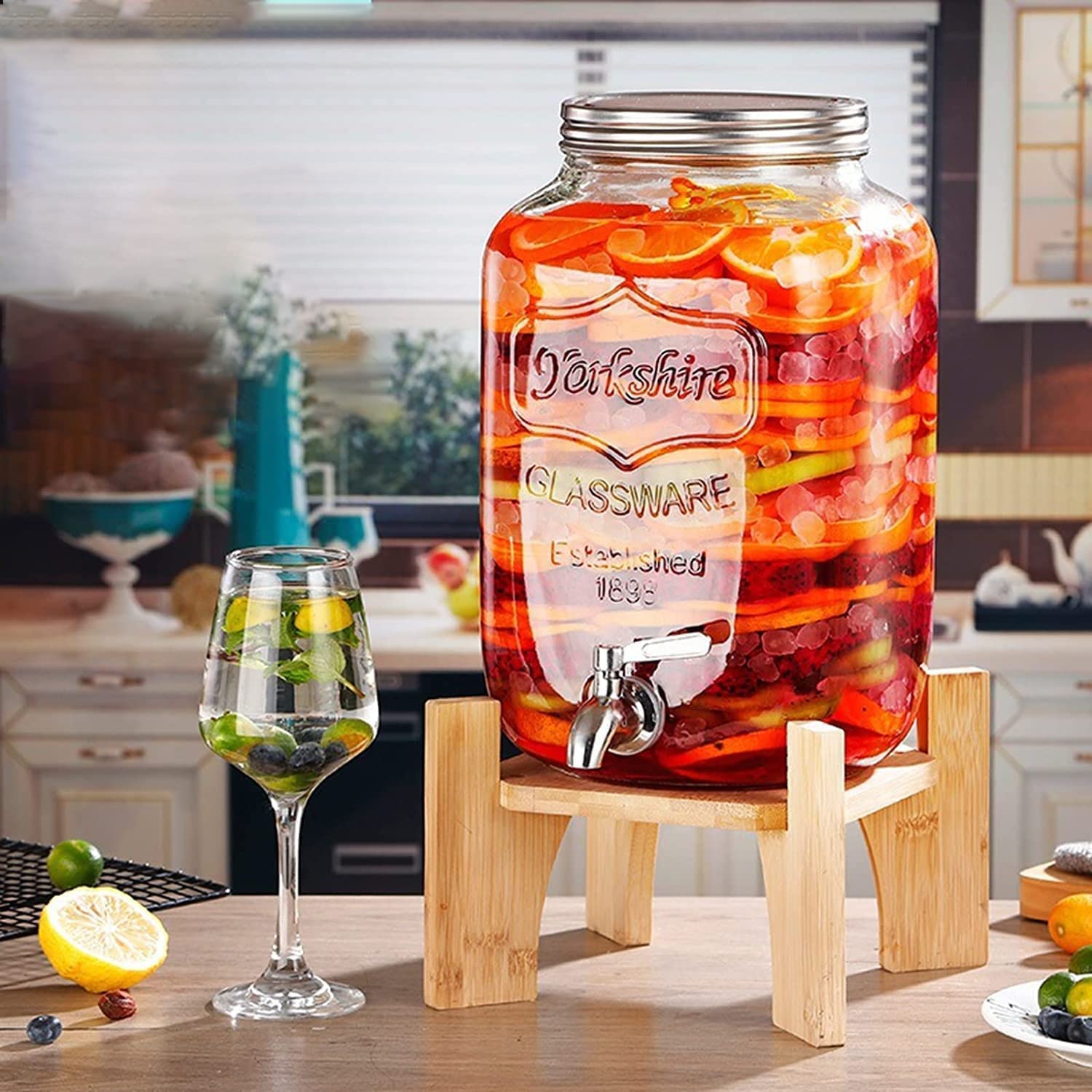 Amazon｜ドリンクサーバー ガラスびん 保存瓶果実酒びん 保存容器 食品