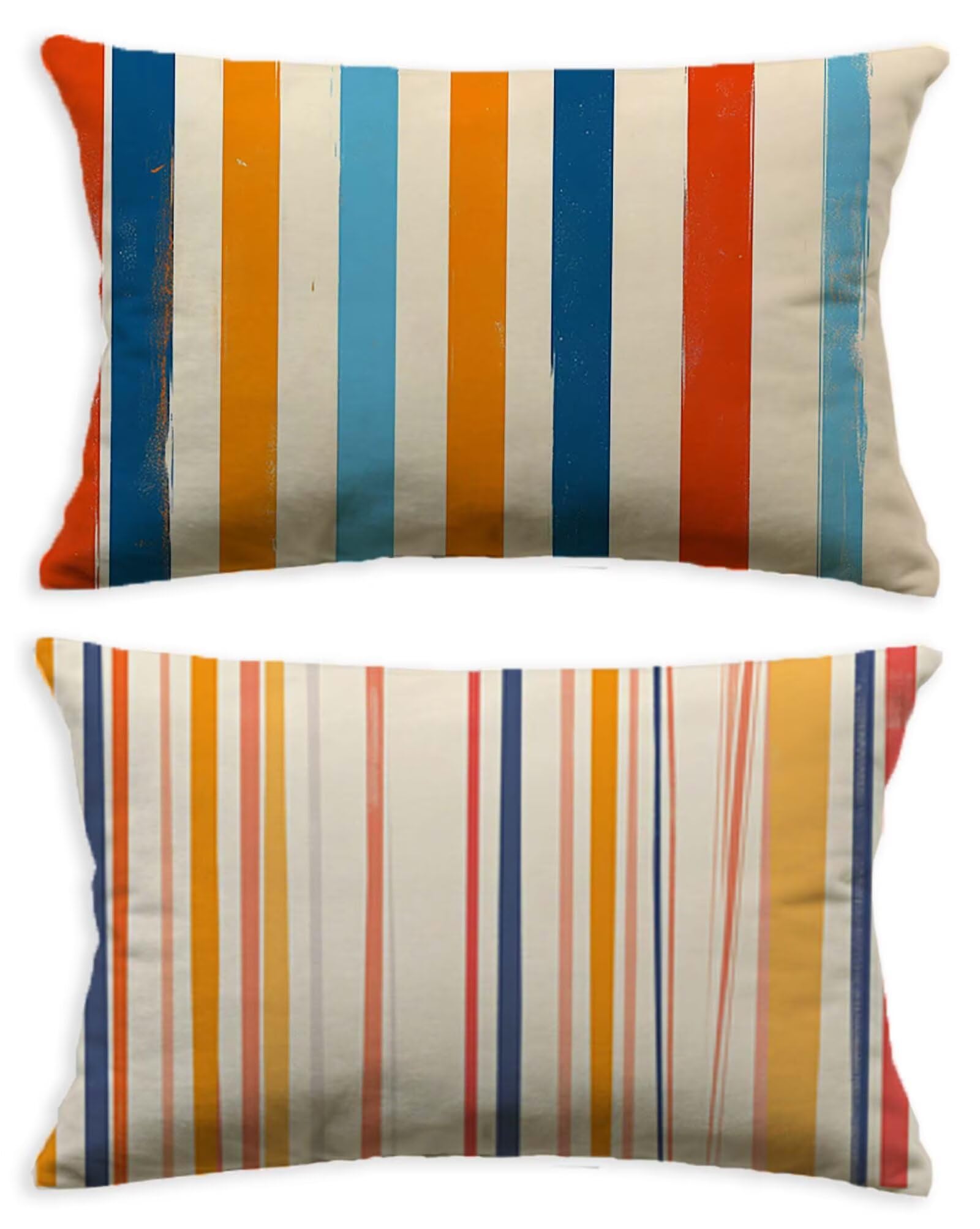Housse de coussin 50x70 lot de 2 taie oreiller rectangulaire velours salon lit
