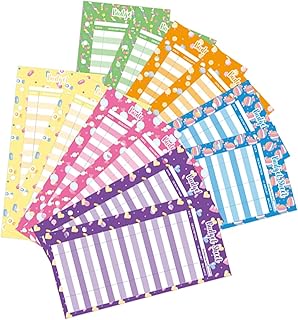 NUOBESTY 96 Peças De Cartões De Orçamento Fichário Fichário Fichário Para Cartões Fichário Clipes Cartões De Consumo Fichário De Folhas Soltas Fichário Organizador De Dinheiro Cartões