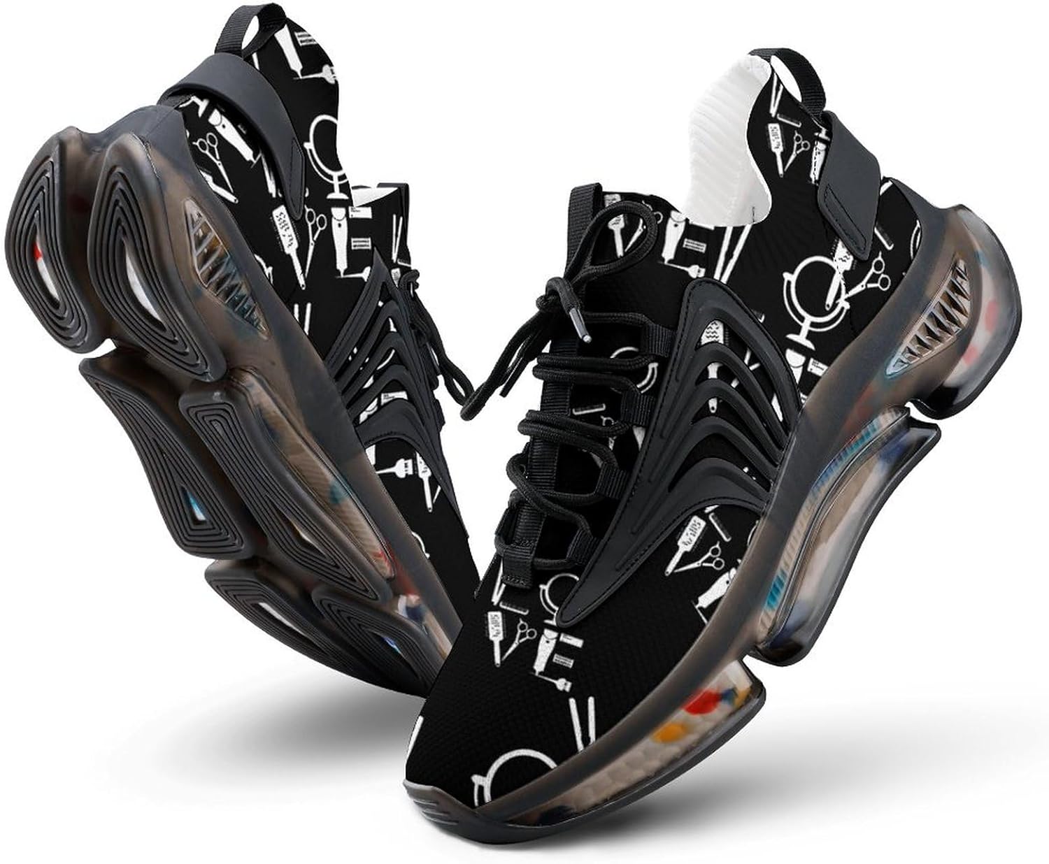 Hairstylist Love Stylist Mens Running Shoes Lightweight Walking Tennis Shoes Soft Soled Elastic Cushion Basketball Shoes