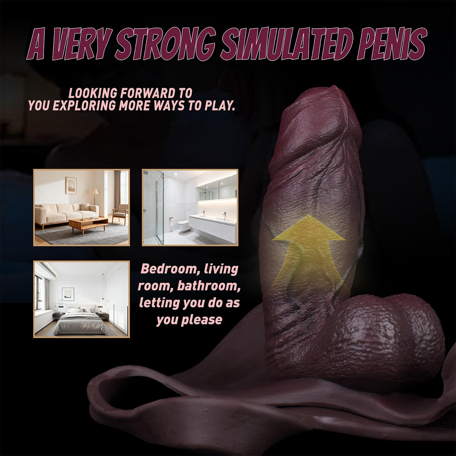 Umschnall Dildos Strap On Umschnall für Männer & Frauen – 18 cm Hohl Penishülle Penisverlängerung mit Dildo Höschen Slip, Flüssigsilikon Cock Sleeve Sexspielzeug für Paare Extrem