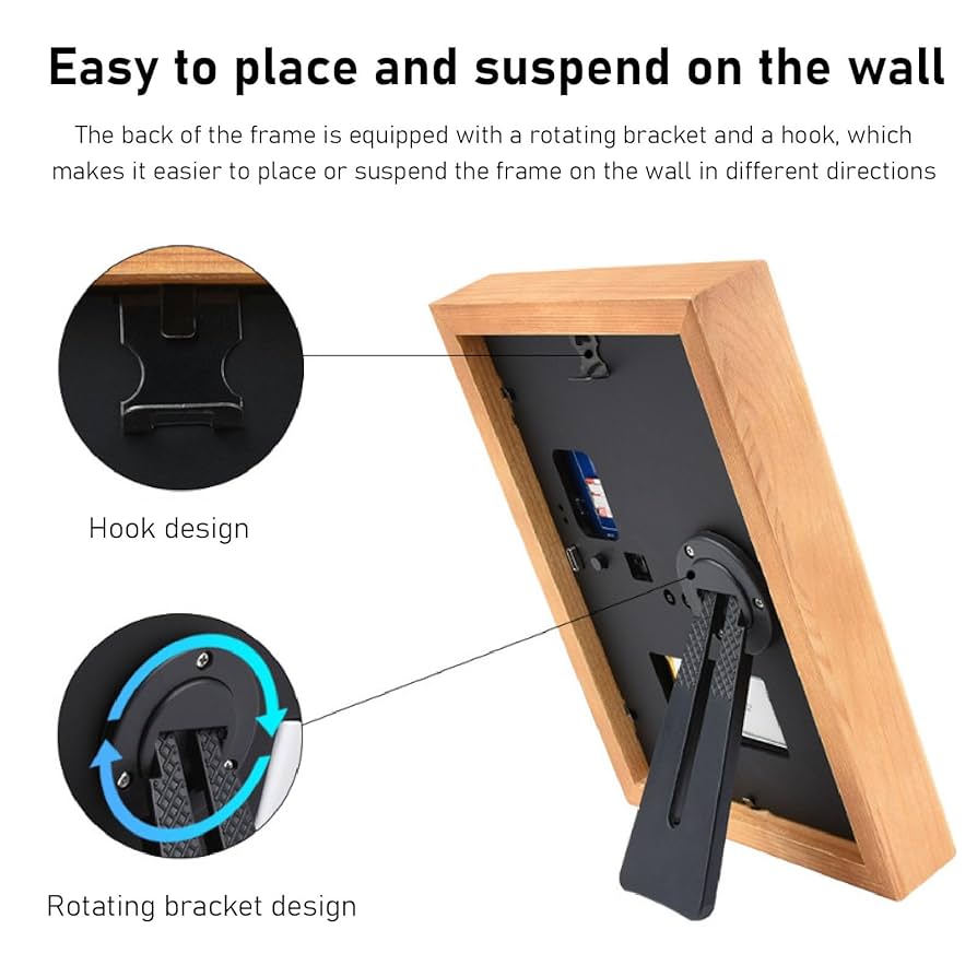 Amazon | フォトフレーム、7.3インチインクスクリーン電子フォト