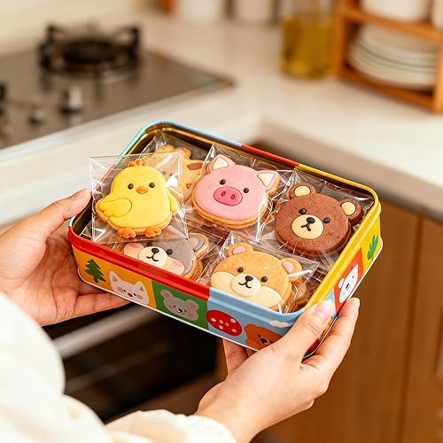 Miniatura 4 de 200 bolsas de plástico transparente, bolsas de celofán autosellantes, bolsas de celofán resellables para panadería, galletas, dulces, envolturas