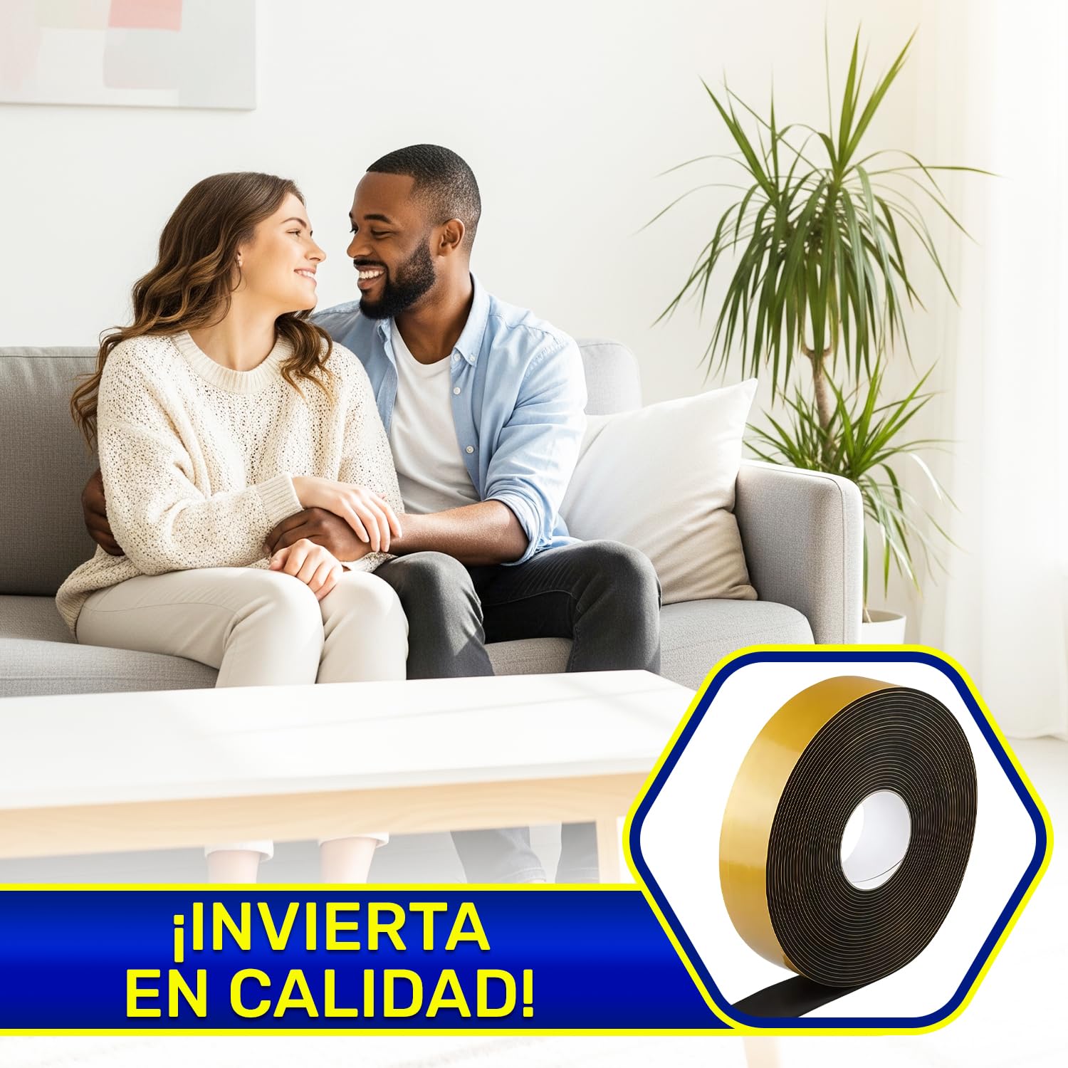 MONTERAL Cinta Adhesiva Caucho Anticondensación 15 m 50x3 mm Cinta Goma Adhesiva para Aislamiento de Tuberías Frías y Calientes en Sistemas de Condensación - MADE IN ITALY