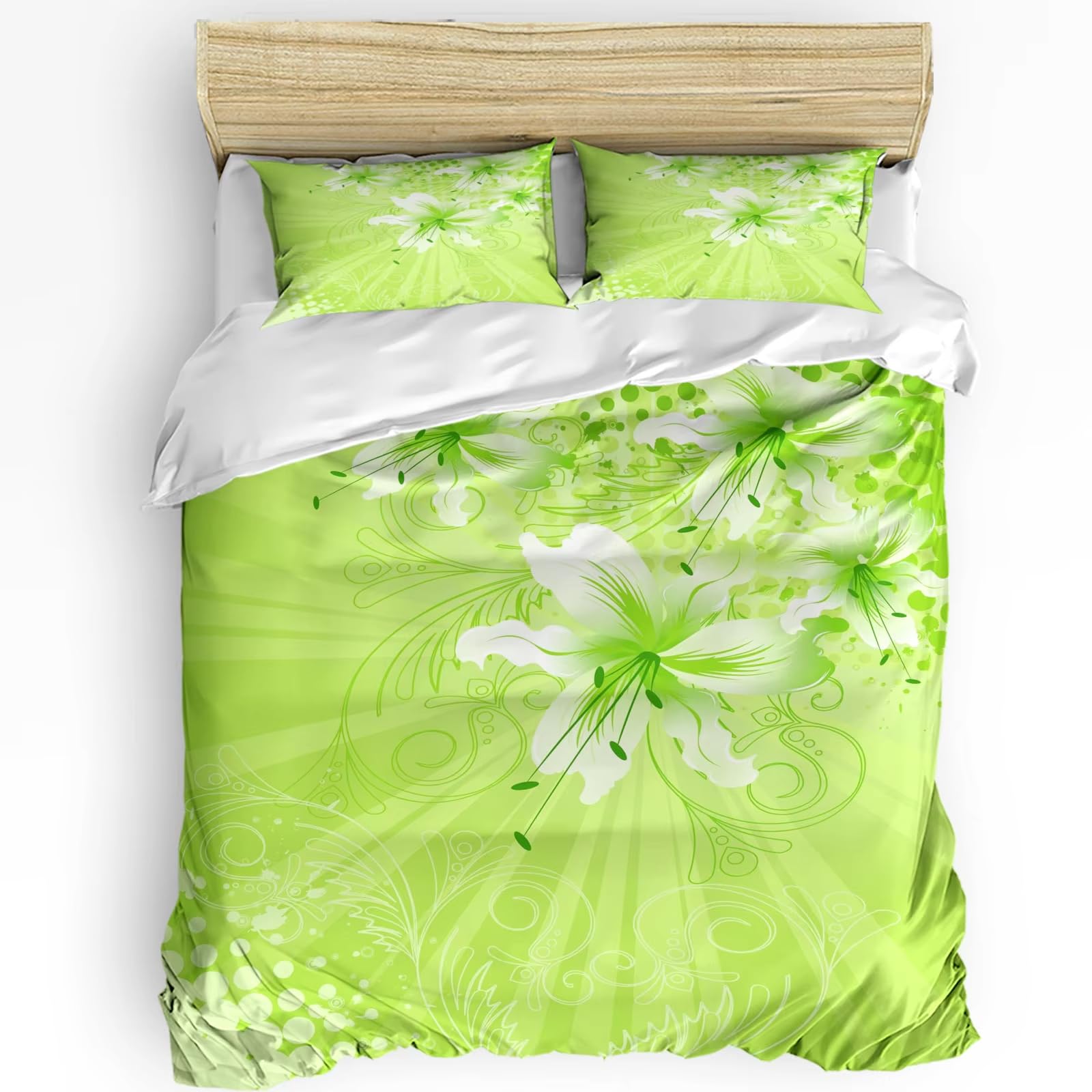 Parure de lit plantes vertes pour transformer votre chambre en oasis