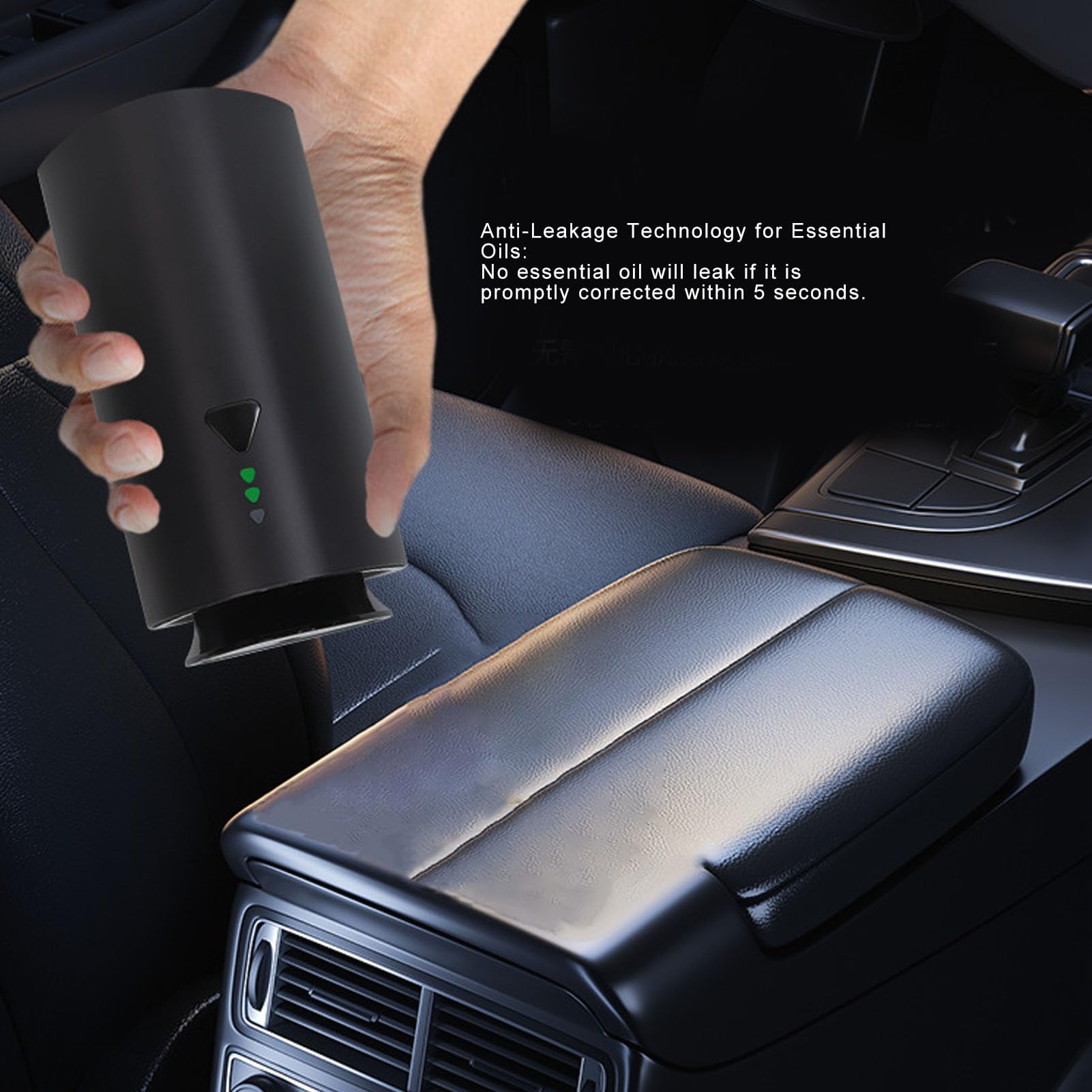 Generic Difusor de Coche sin Agua para Aceites Esenciales de Aromaterapia, Diseño Compacto Portátil para el Hogar, Oficina, Dormitorio, Tamaño de 30ml