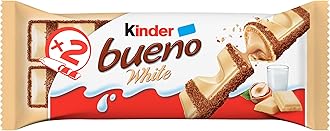 Kinder Bueno White Chocolate With Hazelnut (Pack Of 3)39 Gram