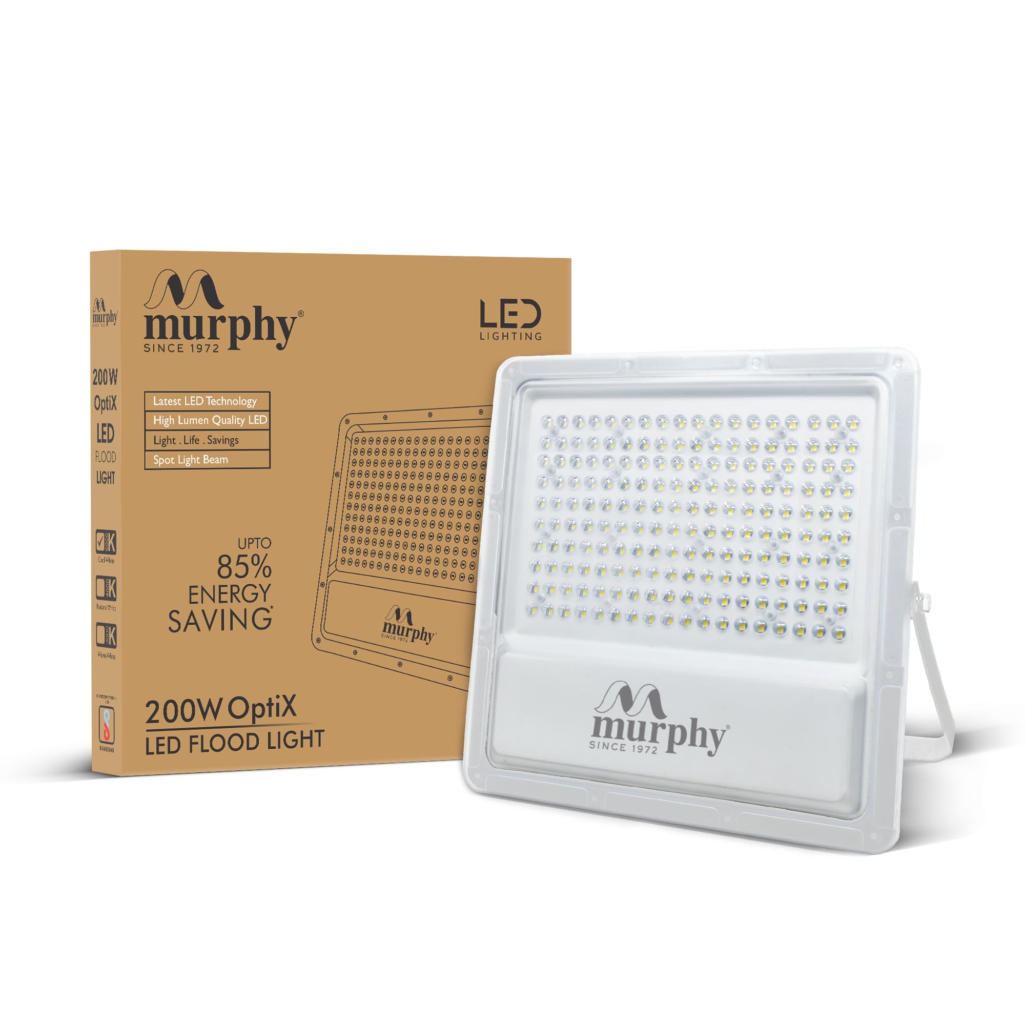 Murphy LED Flood Lights - 5 Pack, IP65 Security -19