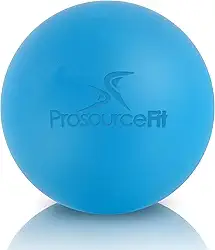 ProsourceFit Bola de massagem lacrosse para liberação miosfascial, massagem profunda do tecido, mobilidade muscular, recuperação pós-treino