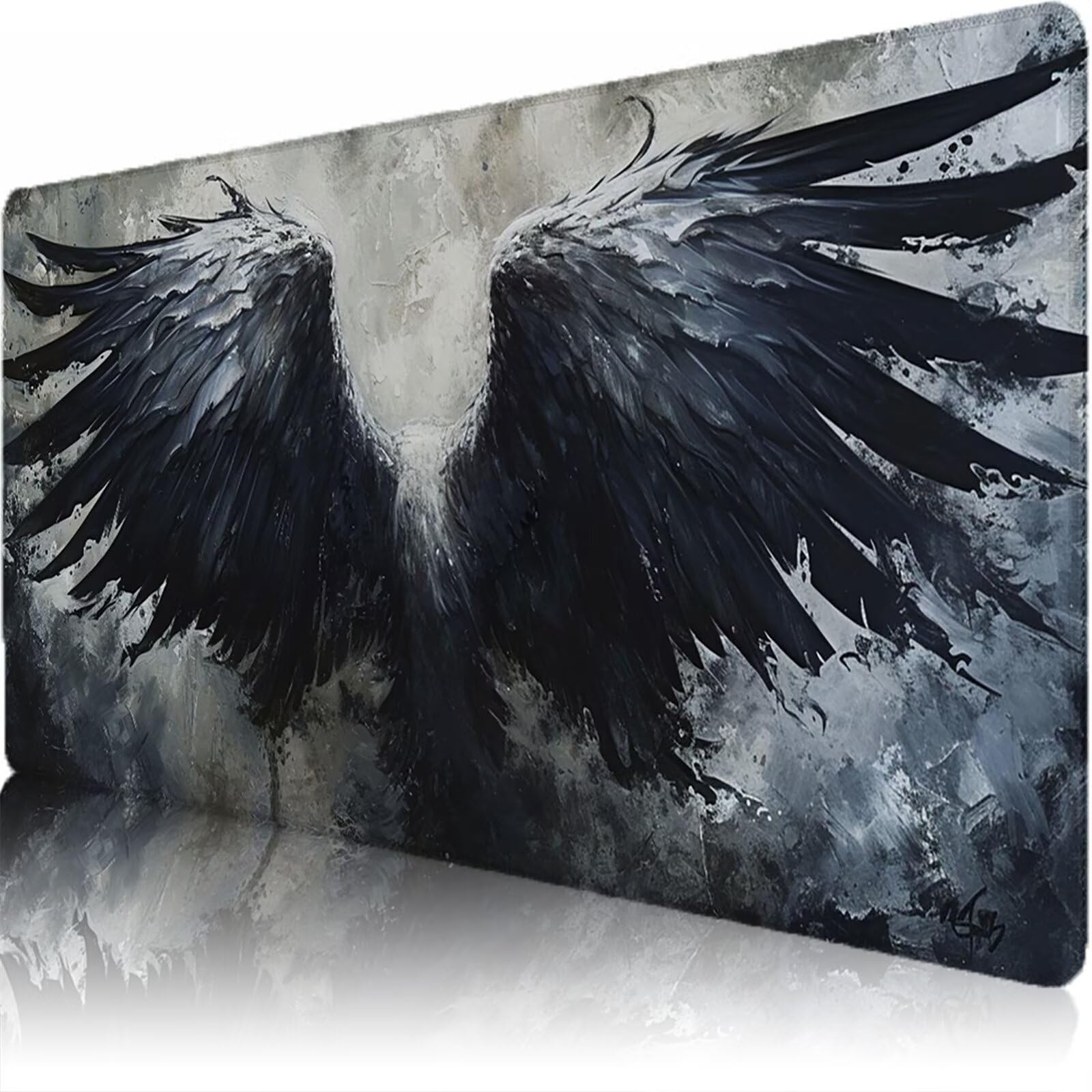 Sottomano Scrivania Grande 1200 x 600 x 3 mm Ala Tappetino Tastiera Computer con Base Antiscivolo e Bordi Cuciti, Protezione Impermeabile, per Lavoro, Casa e PC Gamer, Regali Uomini (Nordico) L-x1134