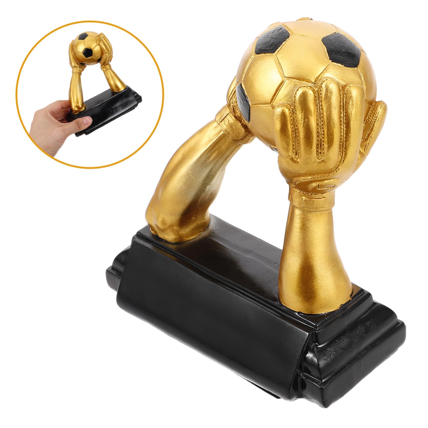 SUPVOX Di Calcio Medaglie di Calcio Trofei di Calcio della Serie Mondiale Premiare i Trofei Premi MVP Roba da Stelle del Calcio del Campionato di Calcio Resina